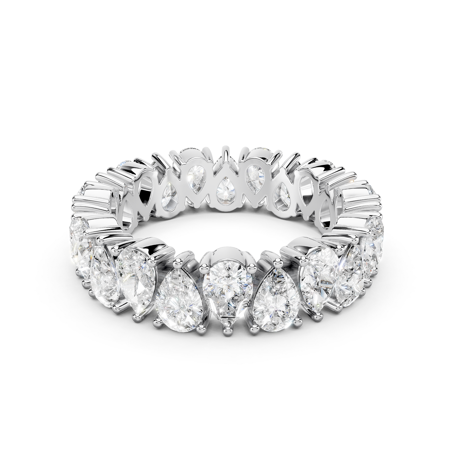 Eternity Band - PEAR alternating